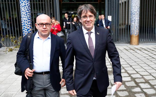 La justicia belga deja en libertad a Puigdemont mientras cursa la euroorden