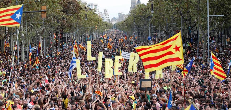 El independentismo saca a la calle a medio millón de personas contra la sentencia