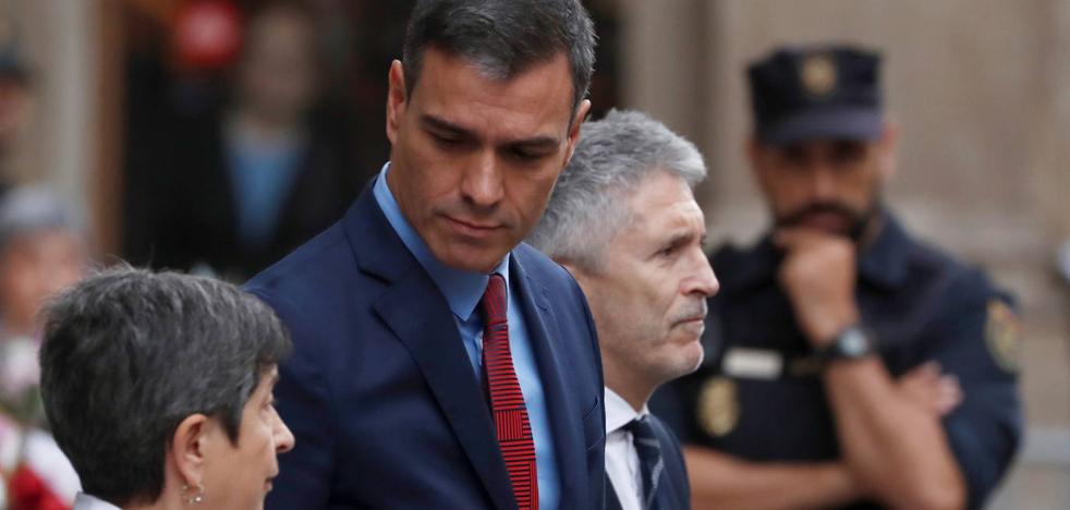 Sánchez elude a Torra en su viaje a Barcelona