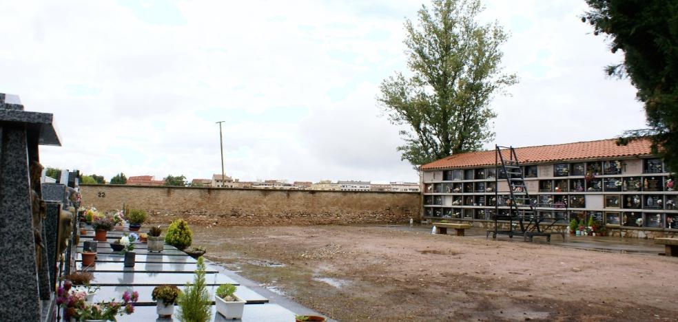 Columbario para cenizas en el cementerio