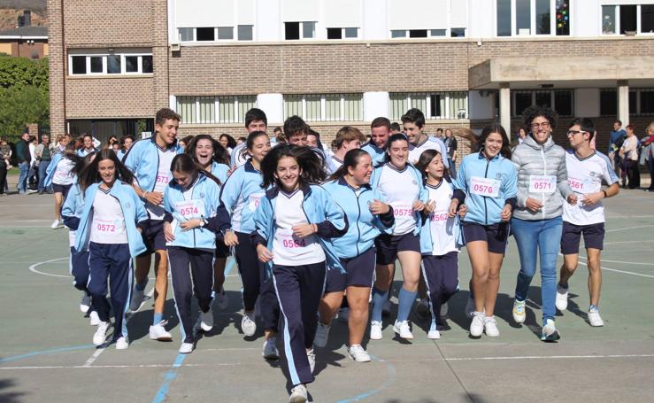 VI Carrera Solidaria por el Domund del colegio arnedano Sagrado Corazón