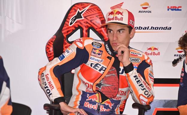 Márquez: «Se podía pilotar, pero el riesgo era alto»