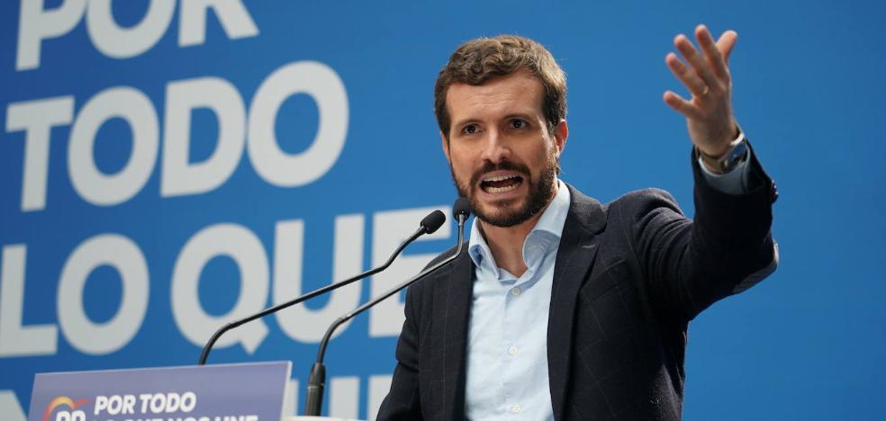 Casado plantea el 10-N como un plebiscito sobre Sánchez en busca de la concentración de voto