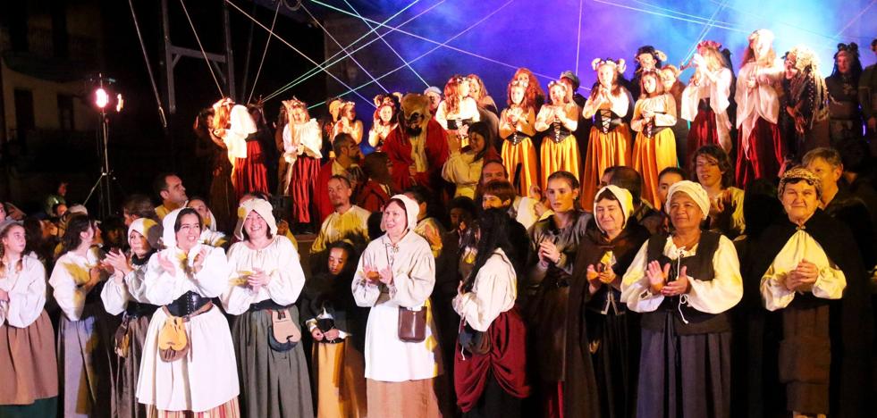 Las recreaciones del Auto de fe de 1610 comenzaron con 'La tormenta del Urbión', precuela de las Brujas de Zugarramurdi