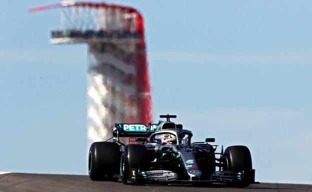 Hamilton marca territorio en Austin