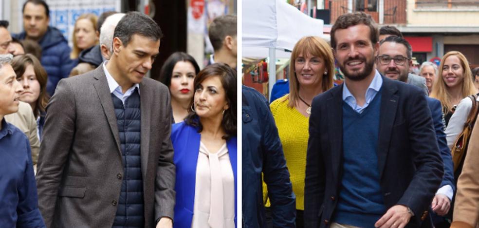 Sánchez descarta la gran coalición con el PP y Casado le acusa de haber elegido a la «izquierda radical»