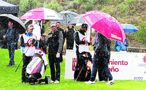 Jornada de paraguas en La Grajera