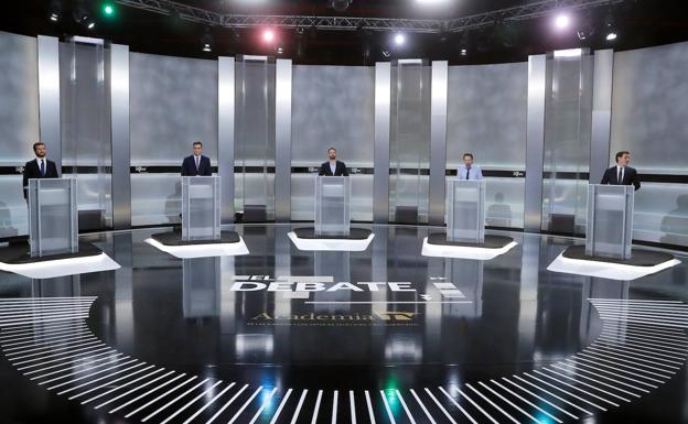 El debate electoral supera los 8,6 millones de espectadores