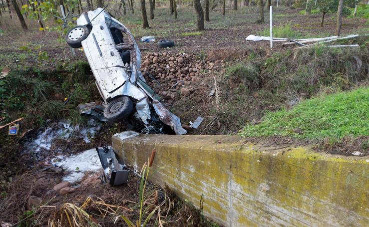 Un hombre fallece en un accidente en Entrena