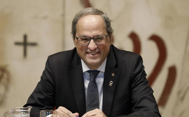 Torra convoca a la mesa de partidos catalanes para principios de diciembre