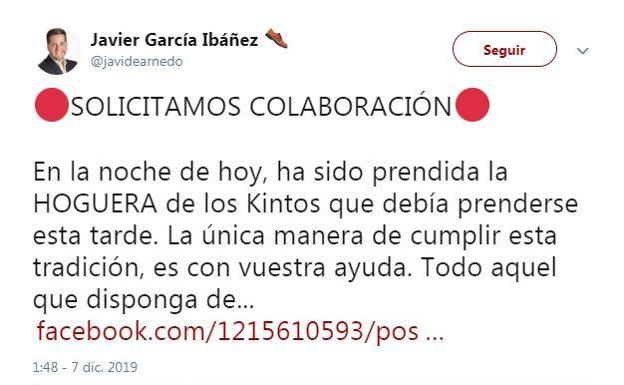 El alcalde de Arnedo consigue su leña
