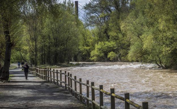 La borrasca 'Elsa' trae el riesgo de crecida a los ríos riojanos