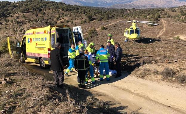 Un joven muerto y tres intoxicados graves en una casa rural en Madrid