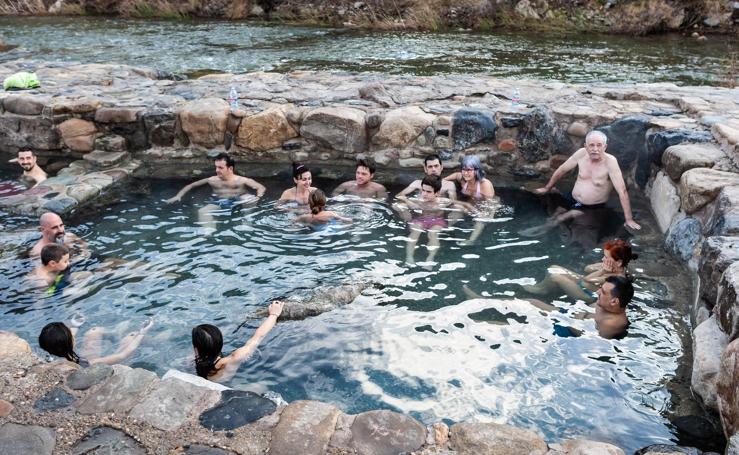 Las pozas de Arnedillo, reclamo turístico también en invierno