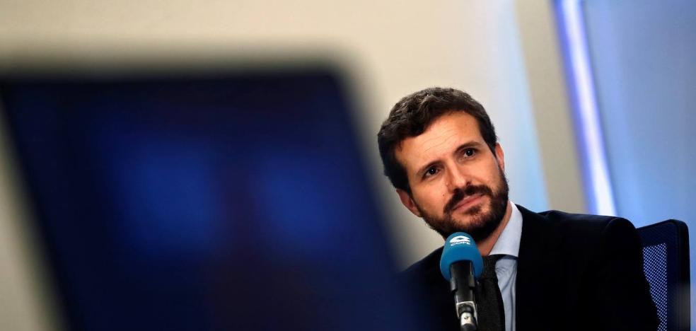 Casado anticipa que el PP frenará en los tribunales posibles reformas estatutarias