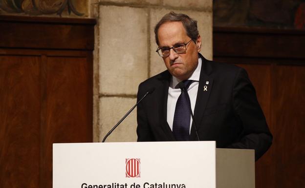 Torra se planta y desafía al Supremo