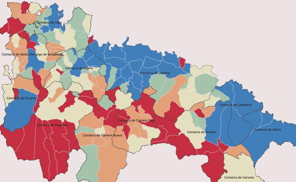 Así ha evolucionado la población riojana en el último siglo