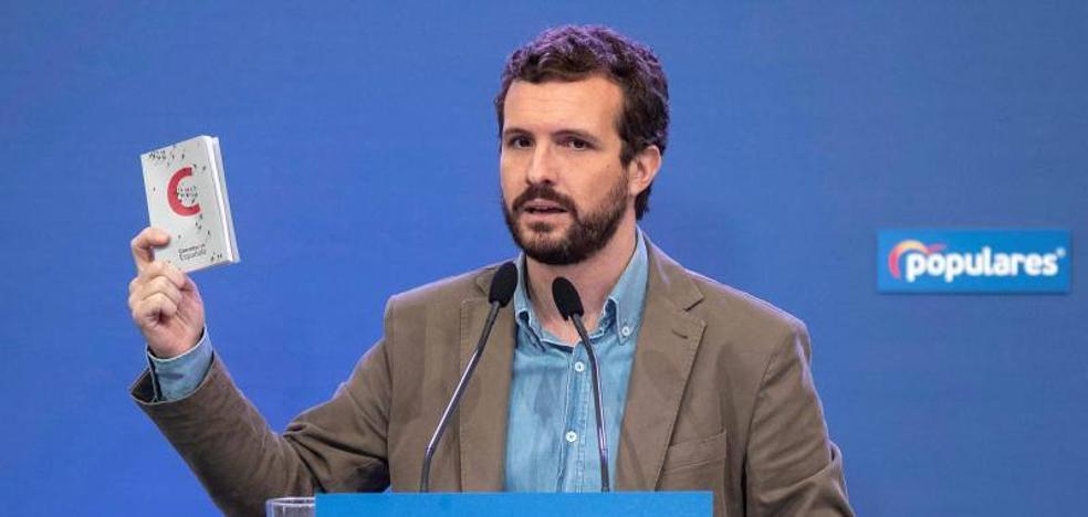 Casado acusa al Gobierno de utilizar el 'pin parental' para «tapar» el nombramiento de Delgado como fiscal general