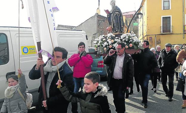 Benditas mascotas por San Antón en Calahorra