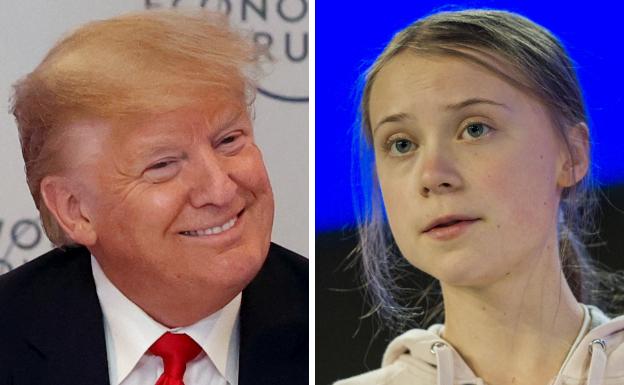 Davos asiste al cruce de reproches entre Trump y Greta Thunberg por el clima