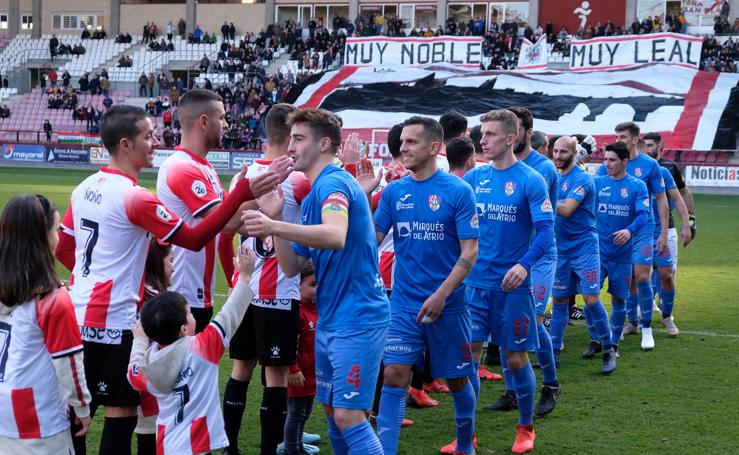 Las fotografías del derbi entre la UDL y el Calahorra