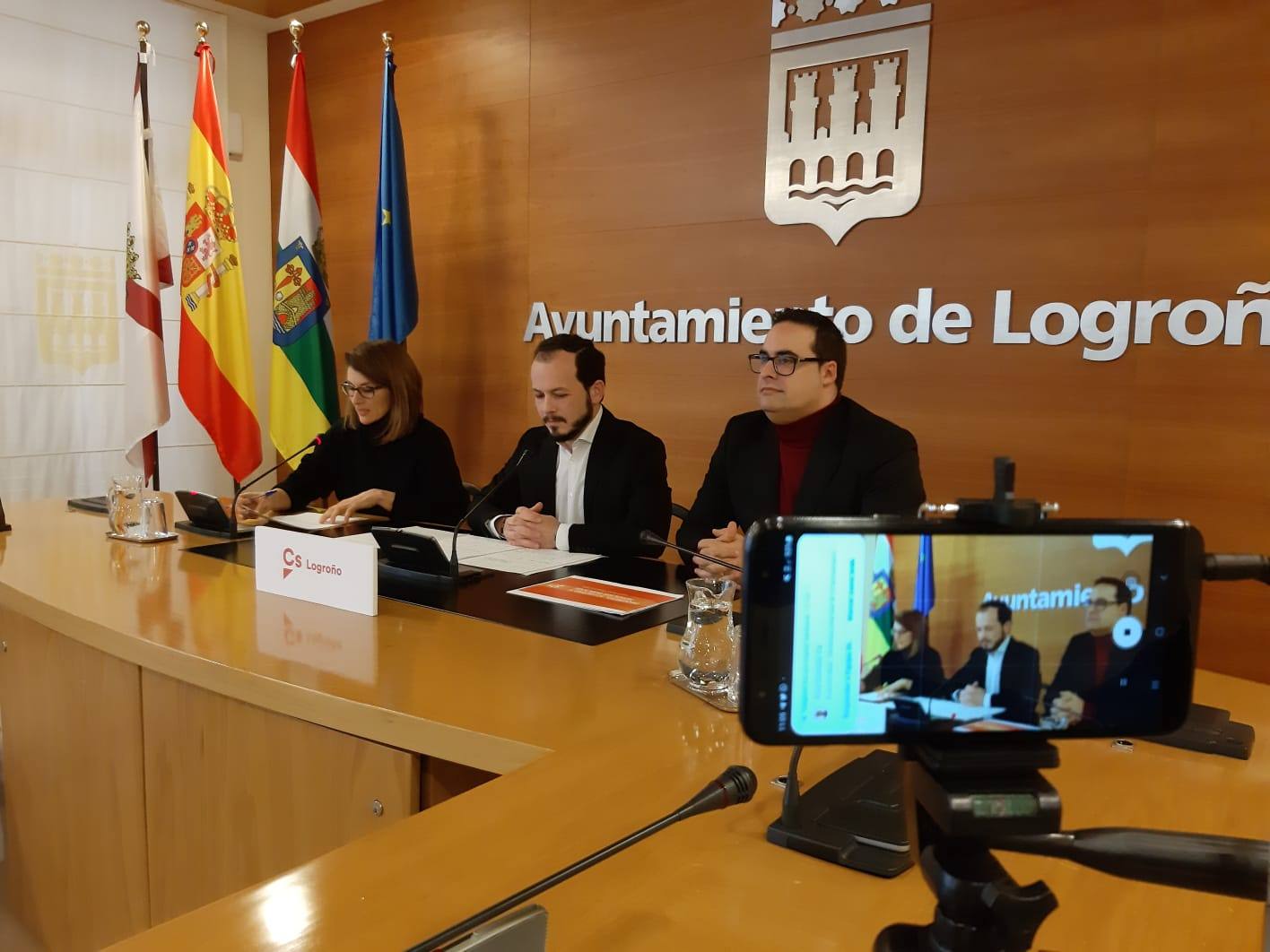 Cs enmienda los Presupuestos de La Rioja dedicados a Logroño por 13,5 millones