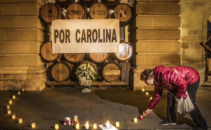 El sentido recuerdo a Carolina en Haro