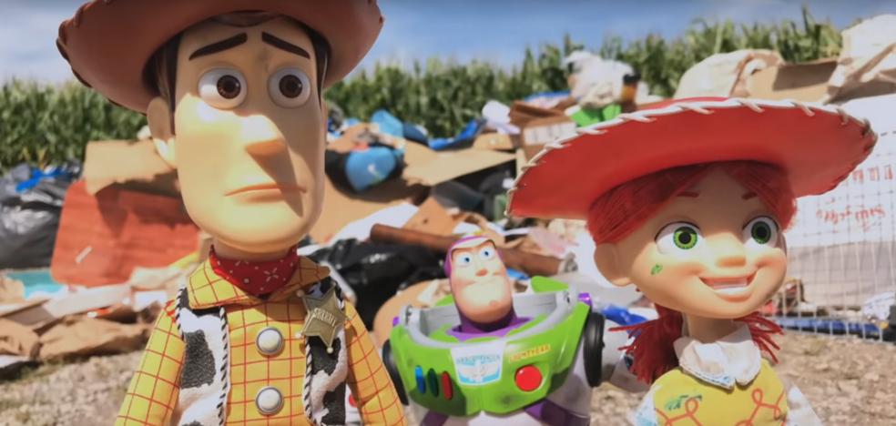 'Toy Story 3' de plástico, carne y hueso