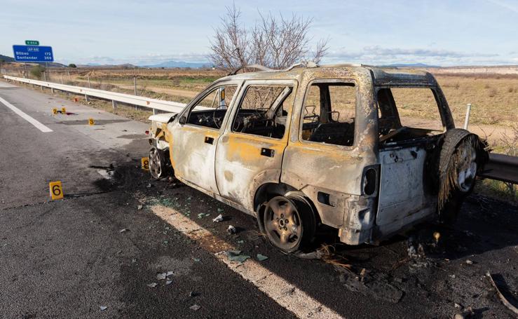 Un bombero fallece en un atropello en la AP-68