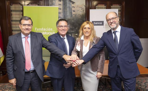 Bankia aporta 320.000 euros a Fundación Caja Rioja para impulsar proyectos sociales, medioambientales y de desarrollo regional
