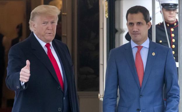 Trump recibe a Guaidó en la Casa Blanca