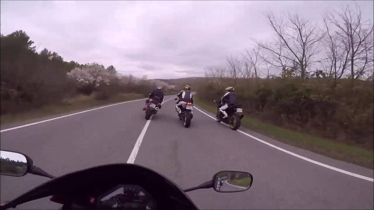 Moteros 'cazados' por la Guardia Civil a 200 km/h