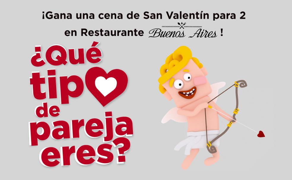 Descubre qué tipo de pareja eres y participa en el sorteo de una cena para dos