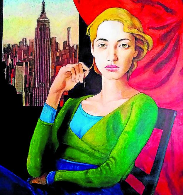 Los rostros de mujer de Luis Burgos seducen Nueva York