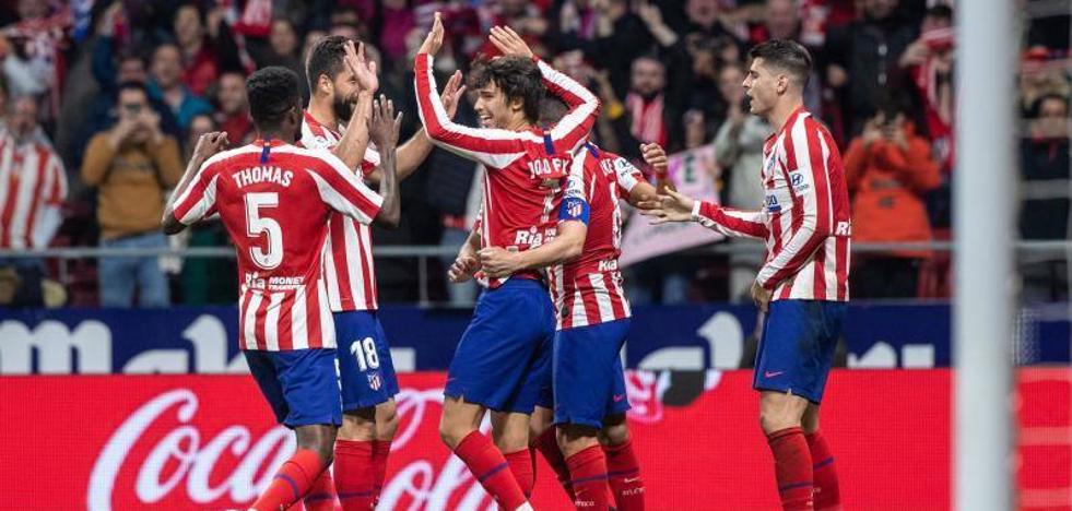 El Atlético sigue de fiesta con remontada incluida