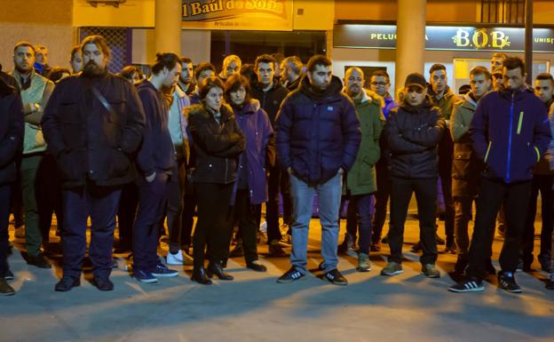 Así fue el acto en memoria de los dos trabajadores muertos en accidente laboral