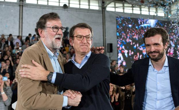 Rajoy y Feijóo intentan ahuyentar la dependencia de Vox tras las elecciones gallegas