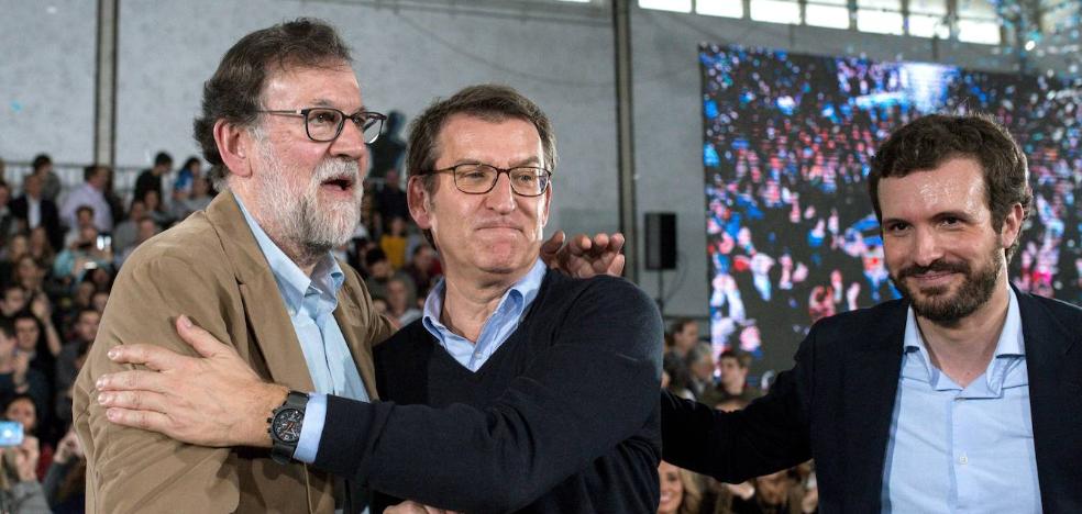 Rajoy y Feijóo intentan ahuyentar la dependencia de Vox tras las elecciones gallegas