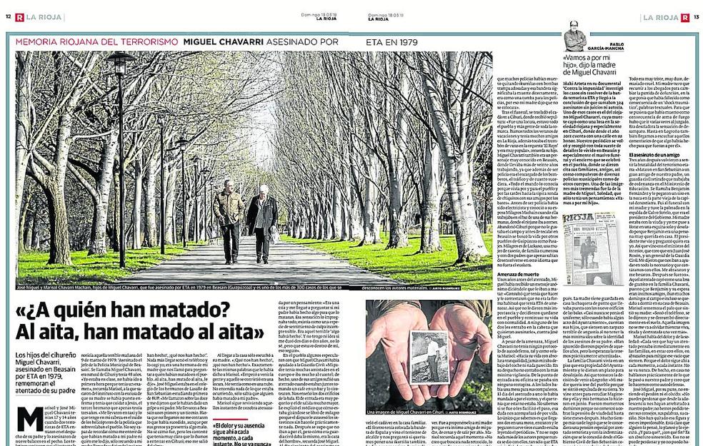 Memoria riojana del terrorismo: el recuerdo necesario de lo inolvidable