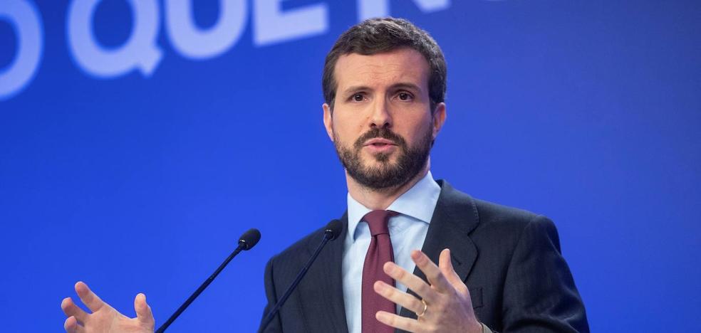 Casado plantea su propio plan de choque frente al coronavirus con las demandas del PP en materia económica