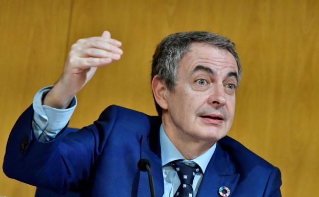 Suspendida la entrega a Rodríguez Zapatero del premio 'Justicia y Solidaridad' del Foro Francisco Sáez Porres