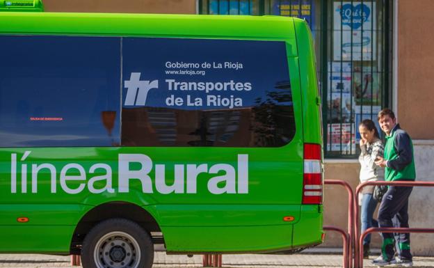 El transporte de viajeros por La Rioja, a demanda