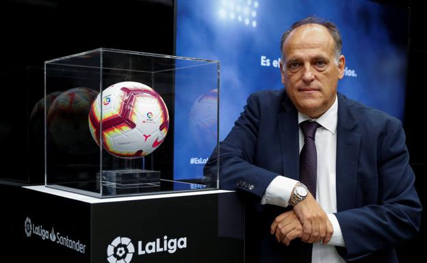 Tebas, a la AFE: «El control económico no tiene que ver con los efectos del COVID-19»