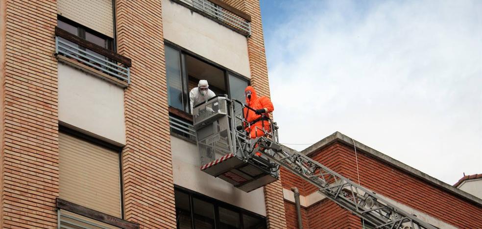 Intervención de los bomberos por una falsa alarma en Nájera