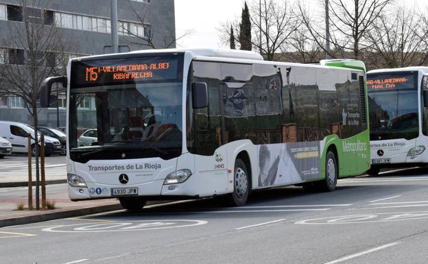El transporte de viajeros en La Rioja reduce al mínimo su ocupación durante el estado de alarma