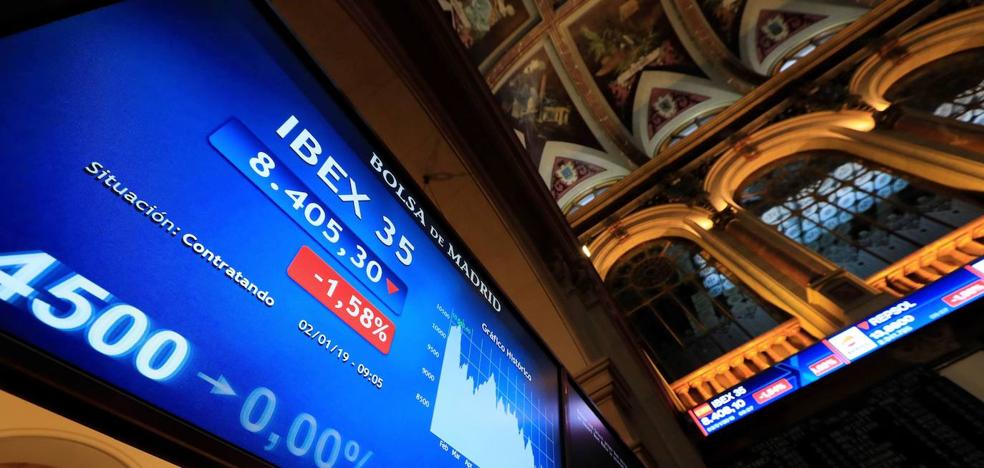 El Ibex-35 cae casi un 3% con el West Texas por encima de los 5 dólares