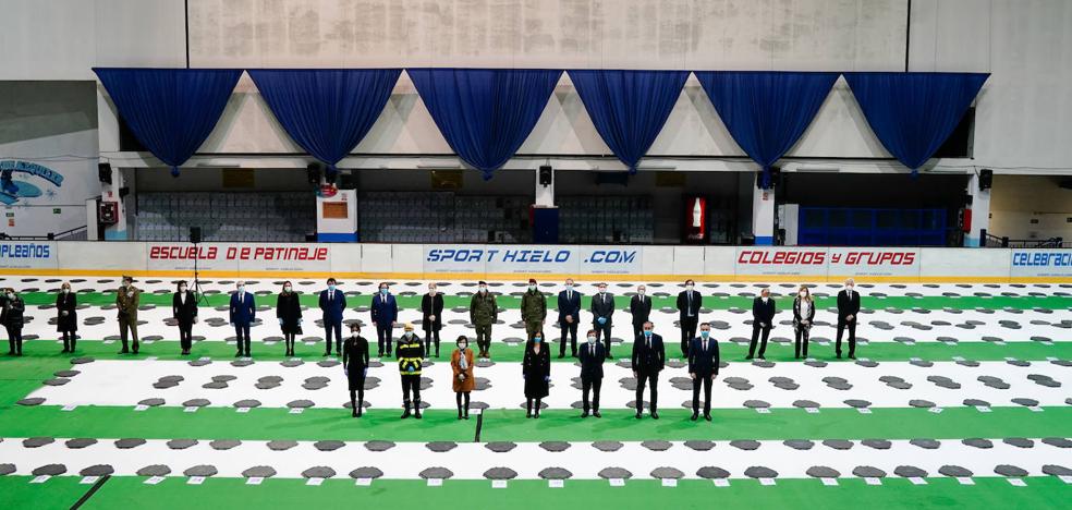 Cierra la morgue del Palacio de Hielo con un homenaje a las víctimas del Covid-19