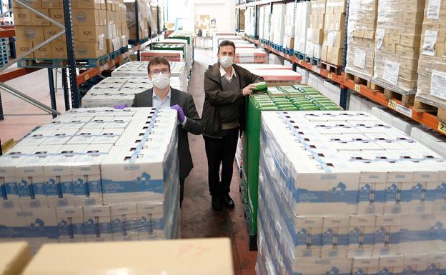 Mercadona aporta «un pulmón» de 24.000 kilogramos de comida al Banco de Alimentos de La Rioja