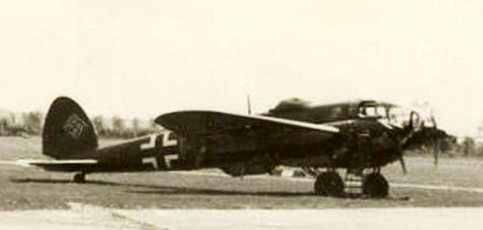 El avión nazi que cayó en Alfaro