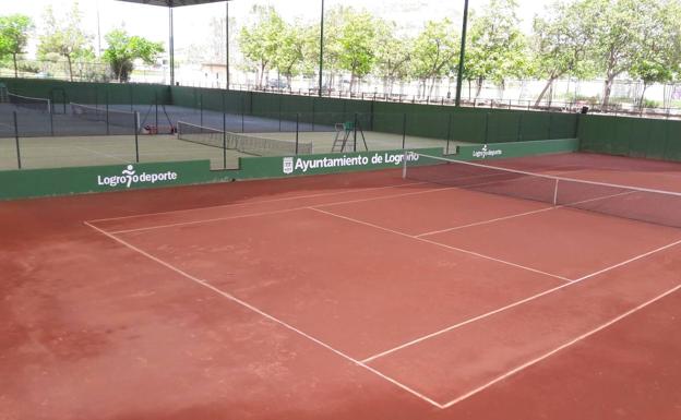 Logroño Deporte abre las pistas de tenis de Las Norias tras el visto bueno del Gobierno